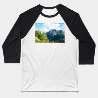 Scenery on Sella di Rioda Baseball T-Shirt